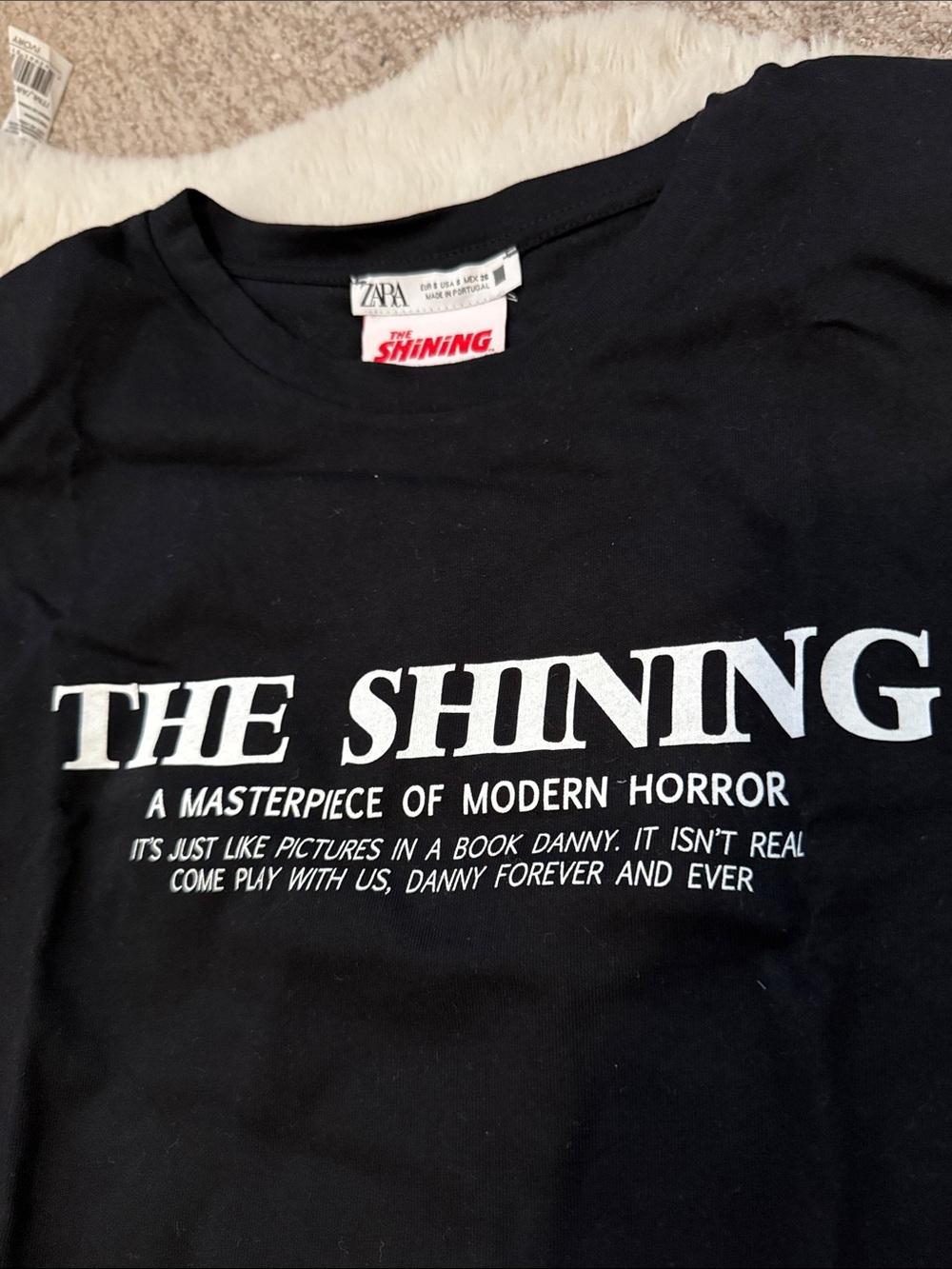 Zara Black Graphic 'The Shining' Tee - Picture 3 of 5